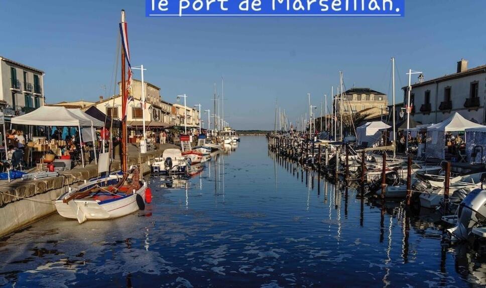 Le Corinthe - Appt Classe 3 Etoiles Et Climatise Marseillan  Eksteriør billede
