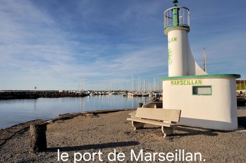 Le Corinthe - Appt Classe 3 Etoiles Et Climatise Marseillan  Eksteriør billede